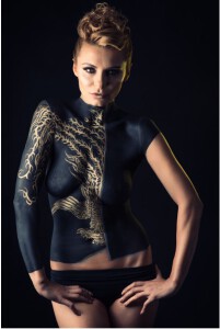 Bodypainting i stylizacja na sesję zdjęciowa do kalendarza
