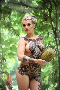 Bodypainting i stylizacja na sesję zdjęciowa do kalendarza